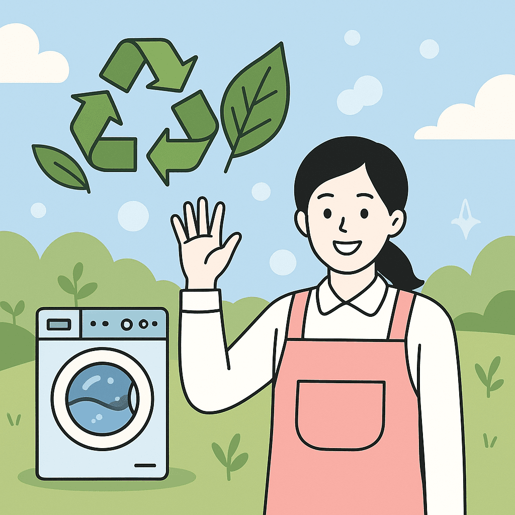친환경 세탁 이미지